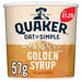 Quaker Oat So Simple Golden Syrup Porridge Pot 57g (Case of 8) - BritishGram.com