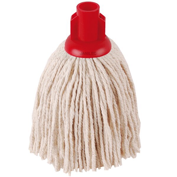 Quality Socket Mop Head PY Cotton Cord 12 Red - BritishGram.com