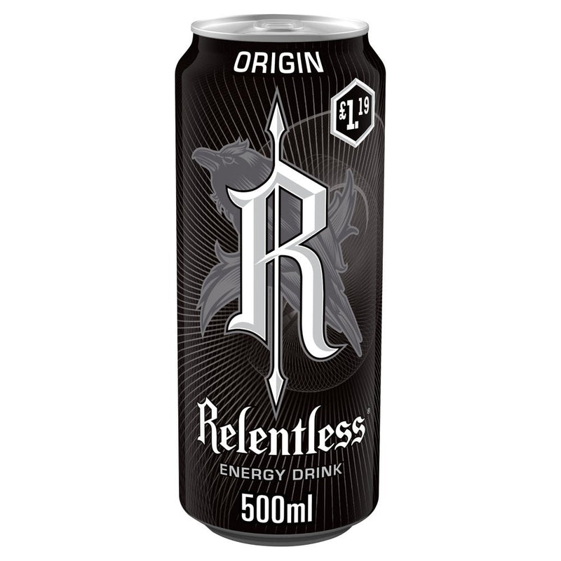 Relentless Original Energy Drink PMP 500ml (Case of 12) - BritishGram.com