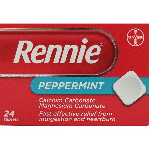 Rennie Peppermint 24 Tablets - BritishGram.com