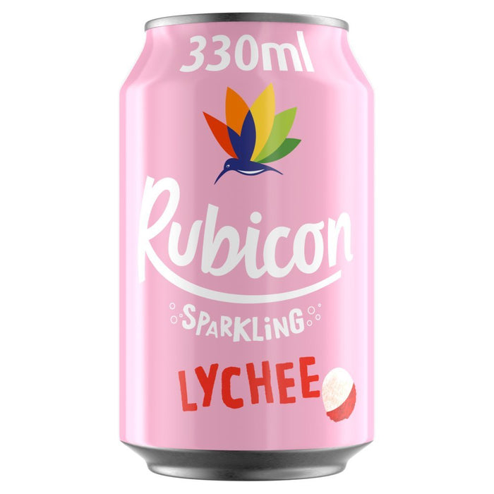 Rubicon Sparkling Lychee Juice Drink PMP 330ml (Case of 24) - BritishGram.com