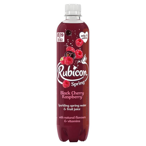 Rubicon Spring Black Cherry & Raspberry, PMP 500ml (Case of 12) - BritishGram.com