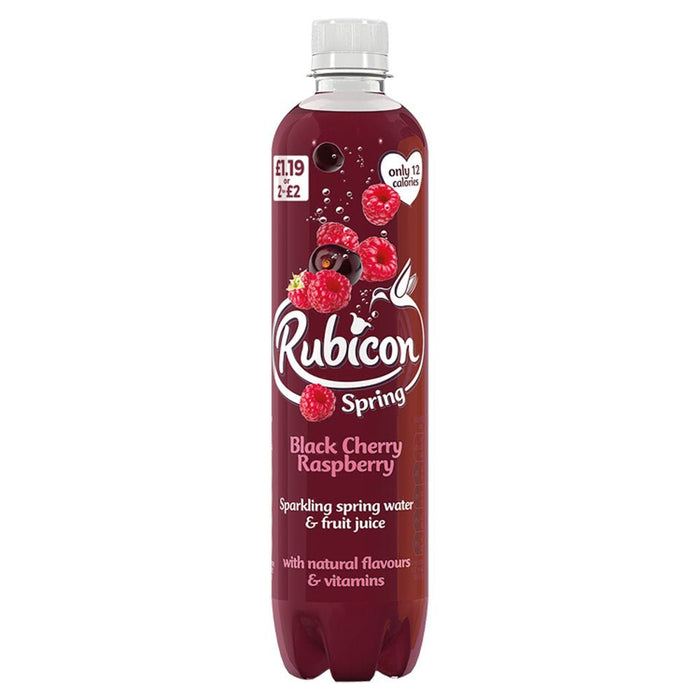 Rubicon Spring Black Cherry & Raspberry, PMP 500ml (Case of 12) - BritishGram.com