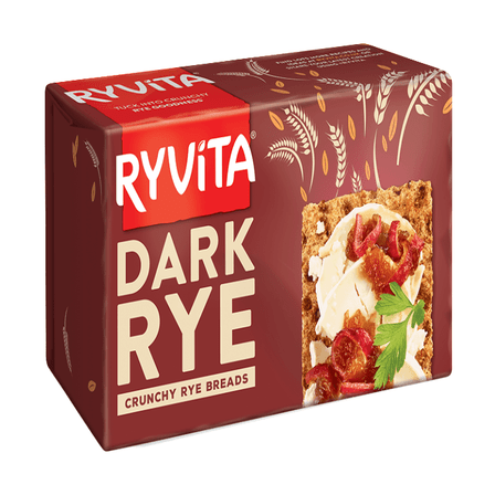Ryvita Dark Rye Crispbread 200g - BritishGram.com