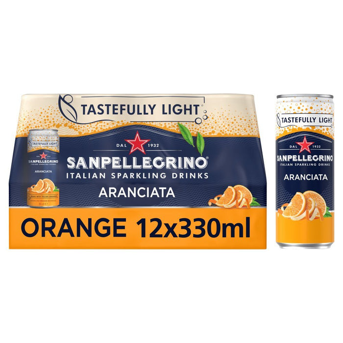 San Pellegrino Orange 330ml (Case of 12) - BritishGram.com