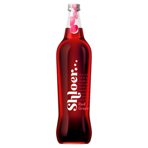 Shloer Red Grape Sparkling Juice PMP 750ml (Case of 6) - BritishGram.com