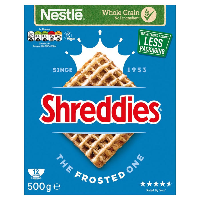 Shreddies The Frosted One PMP 500g (Case of 6) - BritishGram.com