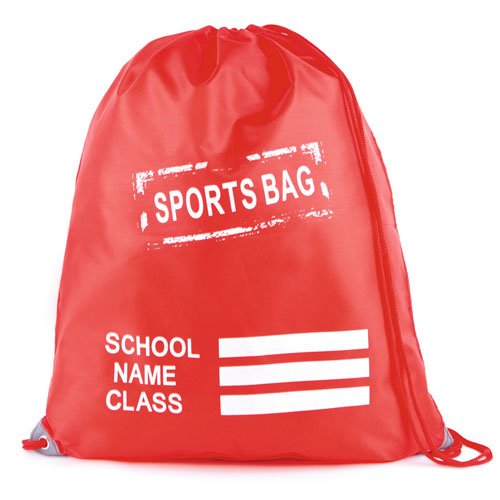 Sports Pump Bag Red - BritishGram.com