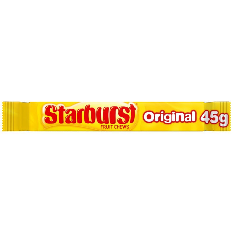 Starburst Vegan Chewy Fruit Flavoured Sweets 45g (Box of 24) - BritishGram.com