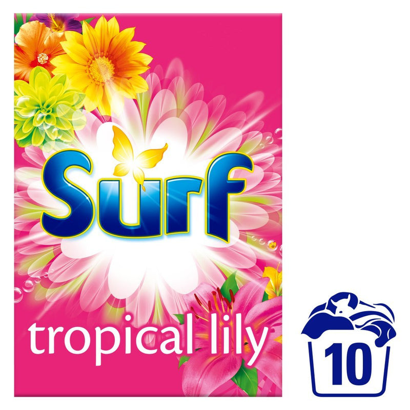 Surf Laundry Powder Tropical Lily 10 washes (Case of 7) - BritishGram.com