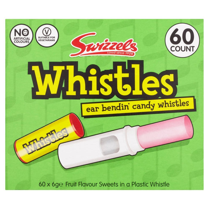 Swizzels Whistle 60 Sweets - BritishGram.com