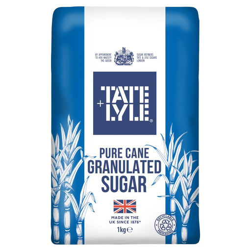 Tate & Lyle Pure Cane Granulated Sugar 1kg - BritishGram.com