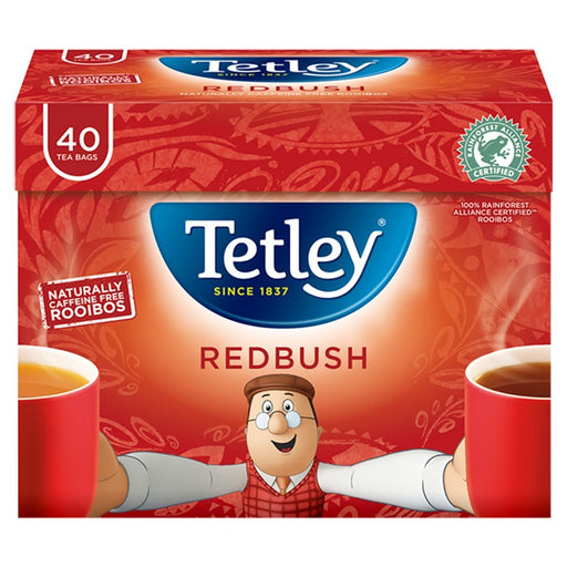 Tetley Redbush 40 Tea Bags - BritishGram.com