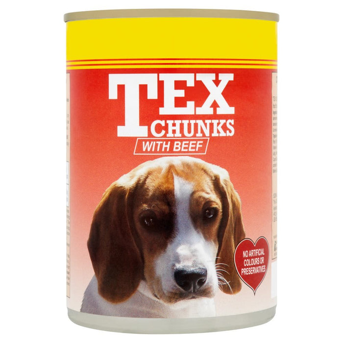 Tex Chunks with Beef 400g (Case of 12) - BritishGram.com