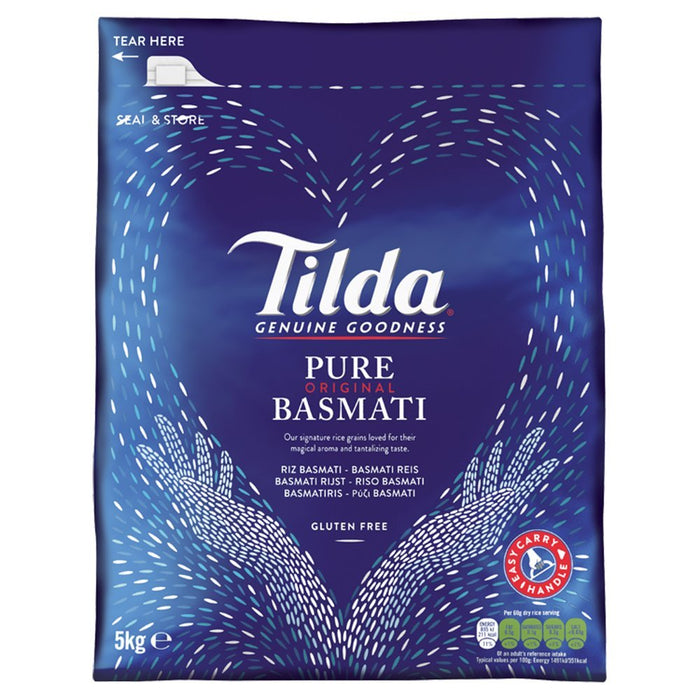 Tilda Pure Original Basmati Rice, 5kg - BritishGram.com