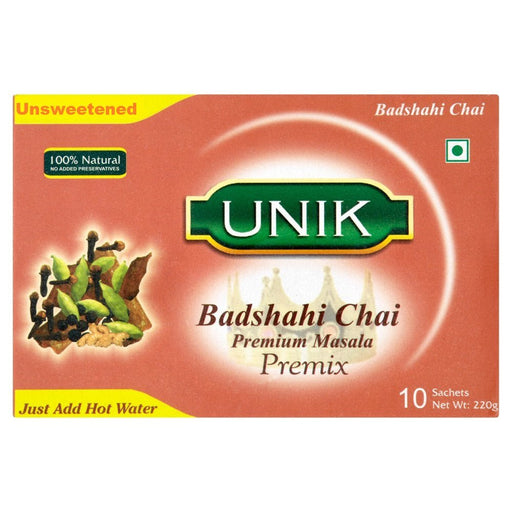 Unik Badshahi Tea Unsweetened, 140g (Case of 5) - BritishGram.com