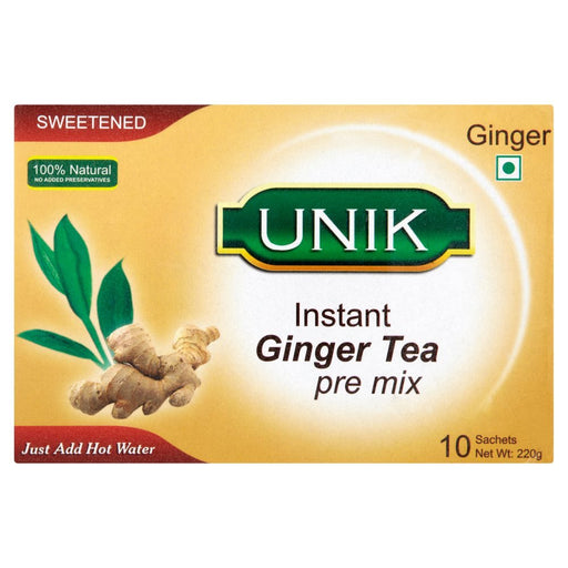 Unik Ginger Tea Sweetened 220g (Case of 5) - BritishGram.com