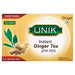 Unik Ginger Tea Sweetened 220g (Case of 5) - BritishGram.com