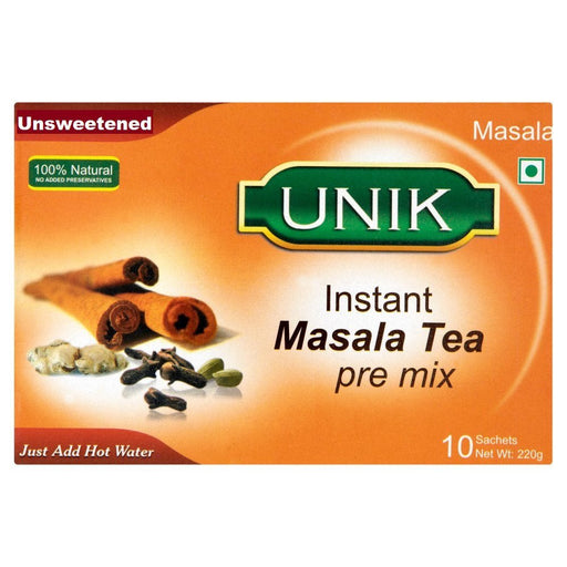 Unik Masala Tea Unsweetened, 140g (Case of 5) - BritishGram.com