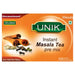 Unik Masala Tea Unsweetened, 140g (Case of 5) - BritishGram.com