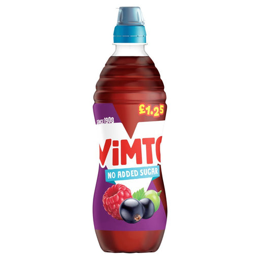 Vimto No Added Sugar 500ml (Case of 12) - BritishGram.com