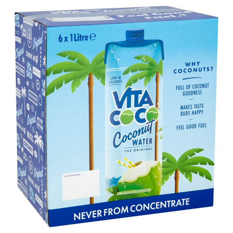 Vita Coco Coconut Water 6 x 1Ltr - BritishGram.com