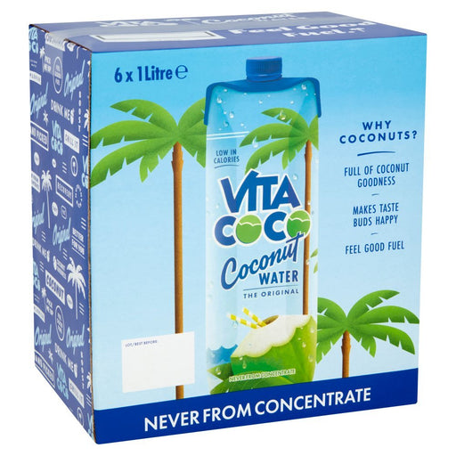 Vita Coco Coconut Water 6 x 1Ltr - BritishGram.com