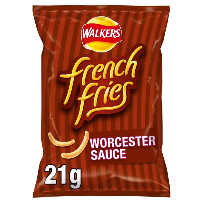 Walkers French Fries Worcester Sauce Snacks, 21g (Box of 32) - BritishGram.com