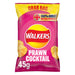 Walkers Prawn Cocktail Grab Bag Crisps 45g (Box of 32) - BritishGram.com