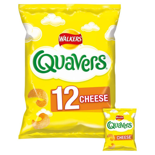 Walkers Quavers Cheese Snacks (12x16g) - BritishGram.com