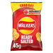Walkers Ready Salted Grab Bag Crisps, 45g (Box of 32) - BritishGram.com
