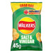 Walkers Salt & Vinegar Grab Bag Crisps 45g (Box of 32) - BritishGram.com