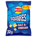 Walkers Squares Salt & Vinegar Snacks, 72g (Box of 18) - BritishGram.com