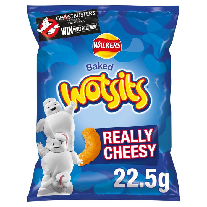 Walkers Wotsits Really Cheesy Snacks, 22.5g (Box of 32) - BritishGram.com
