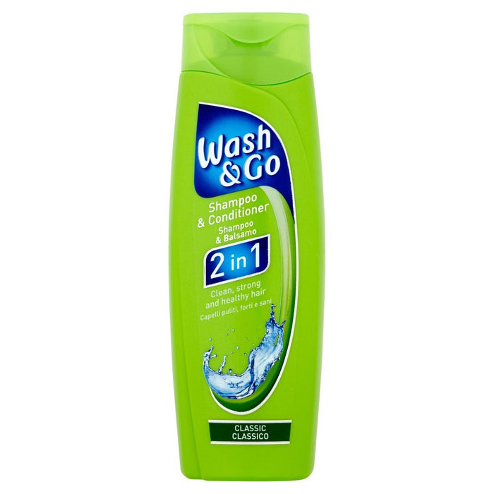 Wash & Go 2 in 1 Shampoo & Conditioner Classic 200ml - BritishGram.com