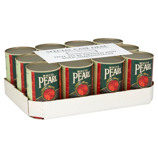 White Pearl Chopped Tomatoes in Tomato Juice 400g (Case of 12) - BritishGram.com