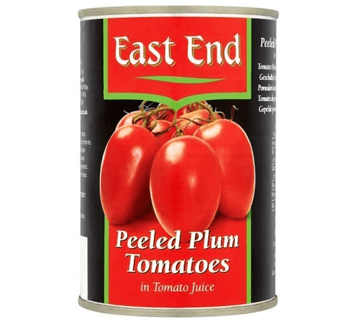 White Pearl Peeled Plum Tomatoes in Tomato Juice 400g (Case of 12) - BritishGram.com
