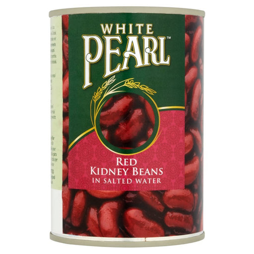 White Pearl Red Kidney Beans in Salted Water 400g (Case of 12) - BritishGram.com