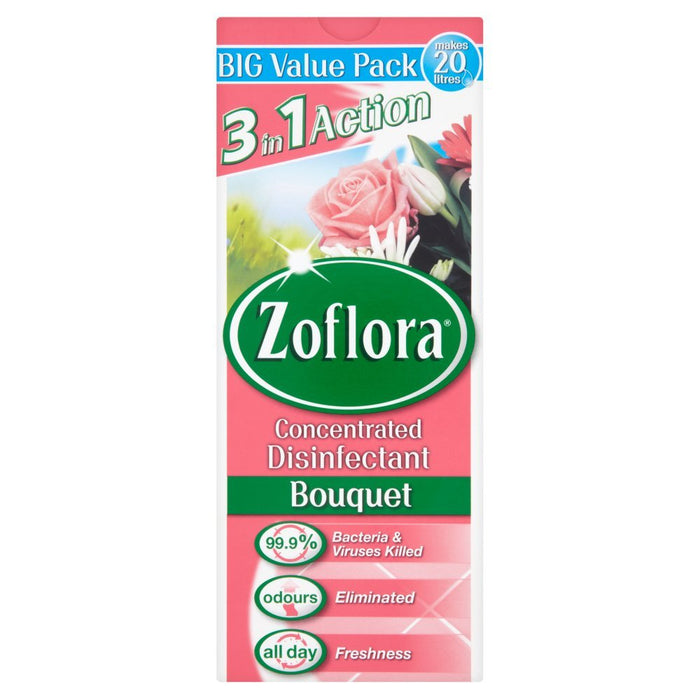Zoflora 3in1 Action Concentrated Disinfectant Bouquet 500ml - BritishGram.com